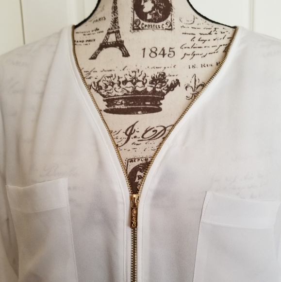 2 for $36 Calvin Klein Zippered Tunic - Picture 1 of 6
